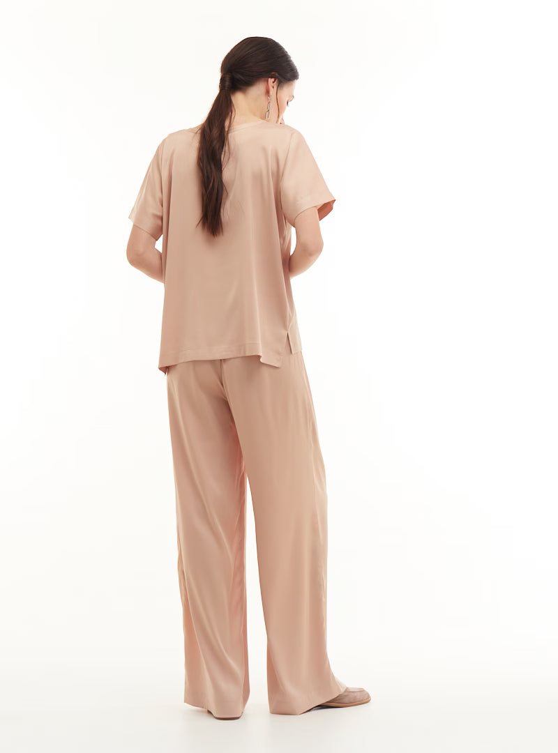 Béžové tričko BASIC (Mint) 02230
