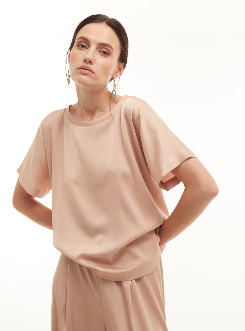 Tričko béžové BASIC (Mint) 02230