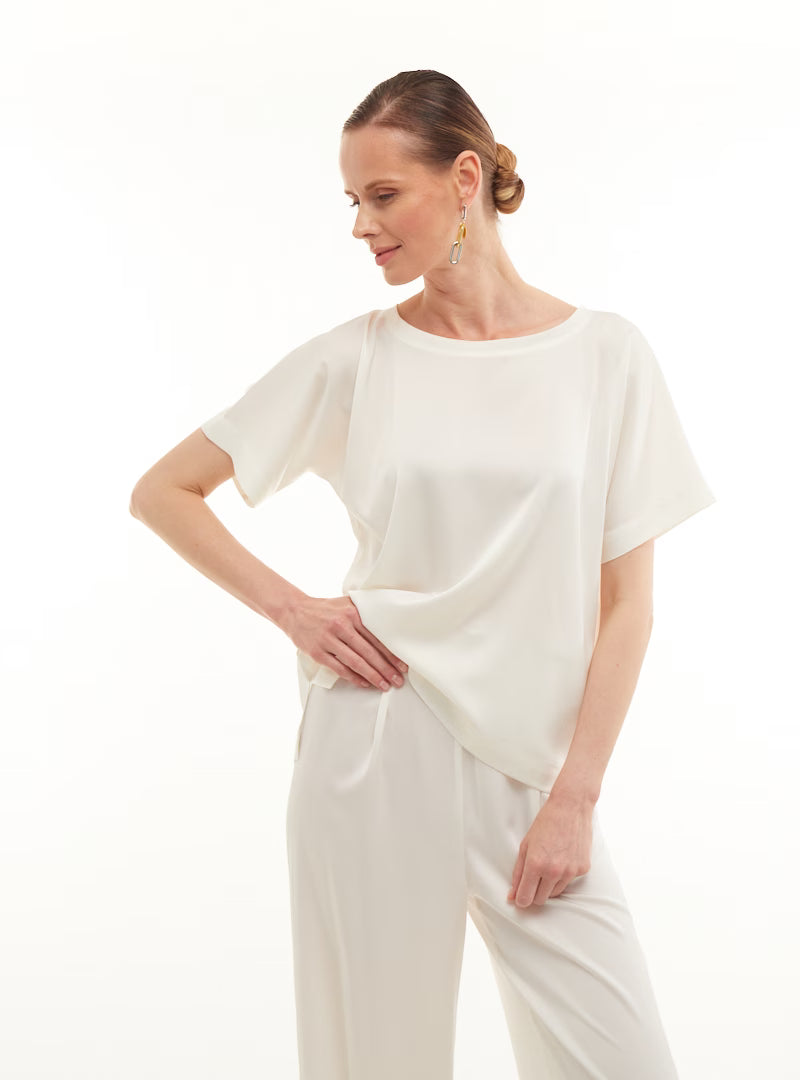 Tričko bílá BASIC, (Mint) 02005