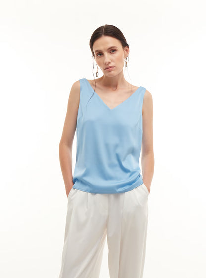 Tmavě modrý top CLASSIC, (Mint) 02948