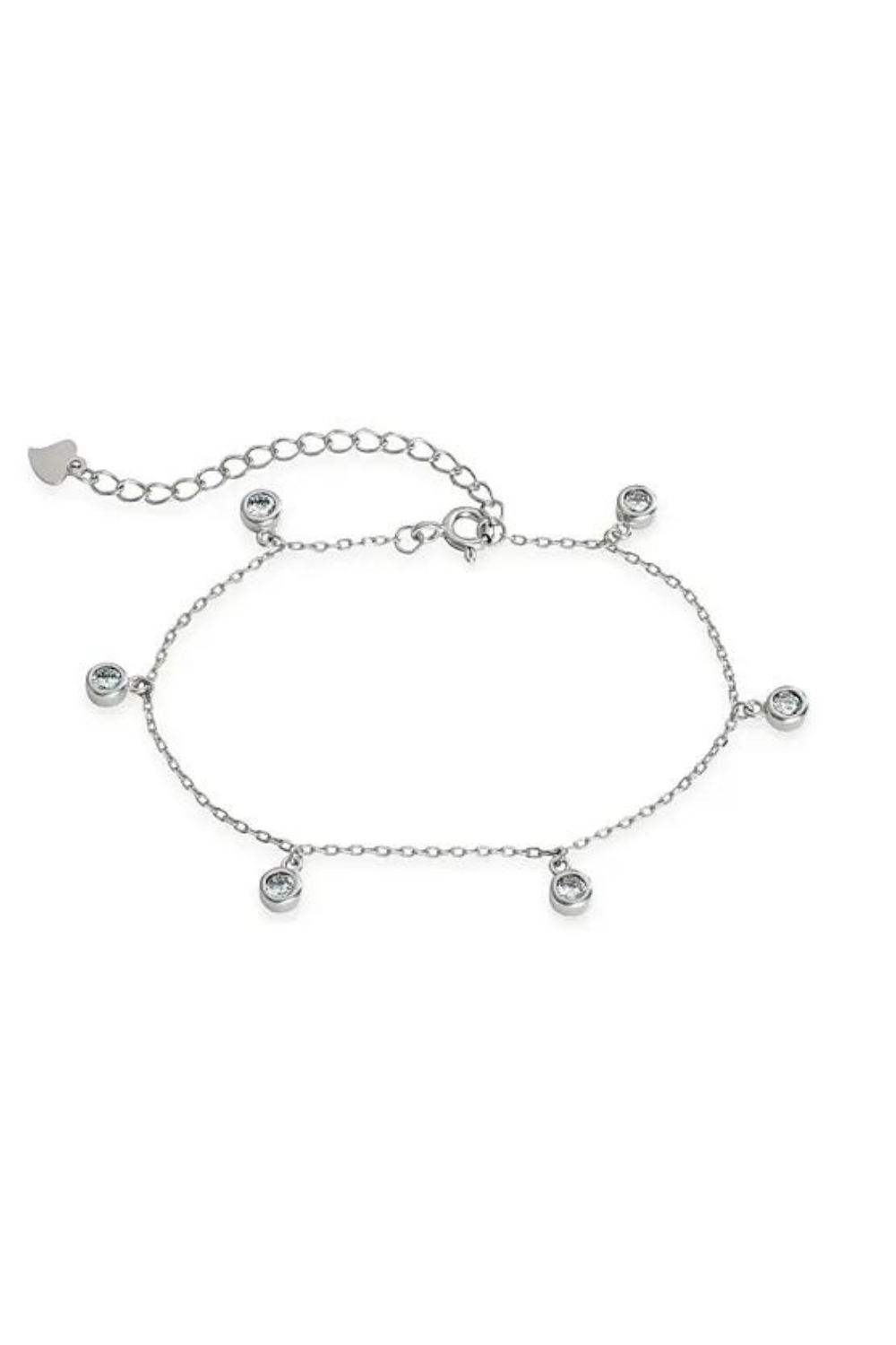 Drops Zirconia Bracelet, Silver, (SilveAmo), BK2F1112