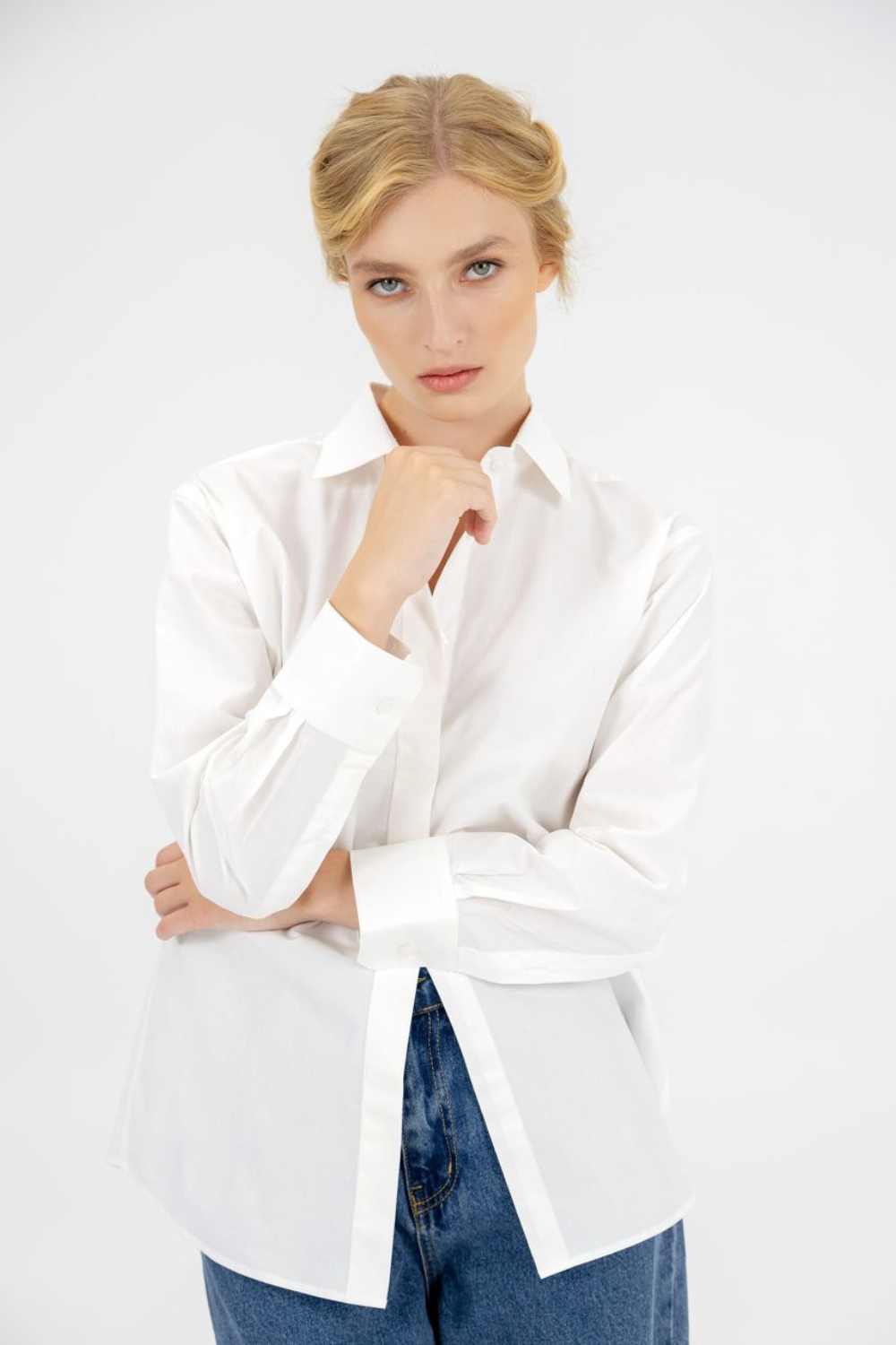Shirt in milk color (LadyDi)