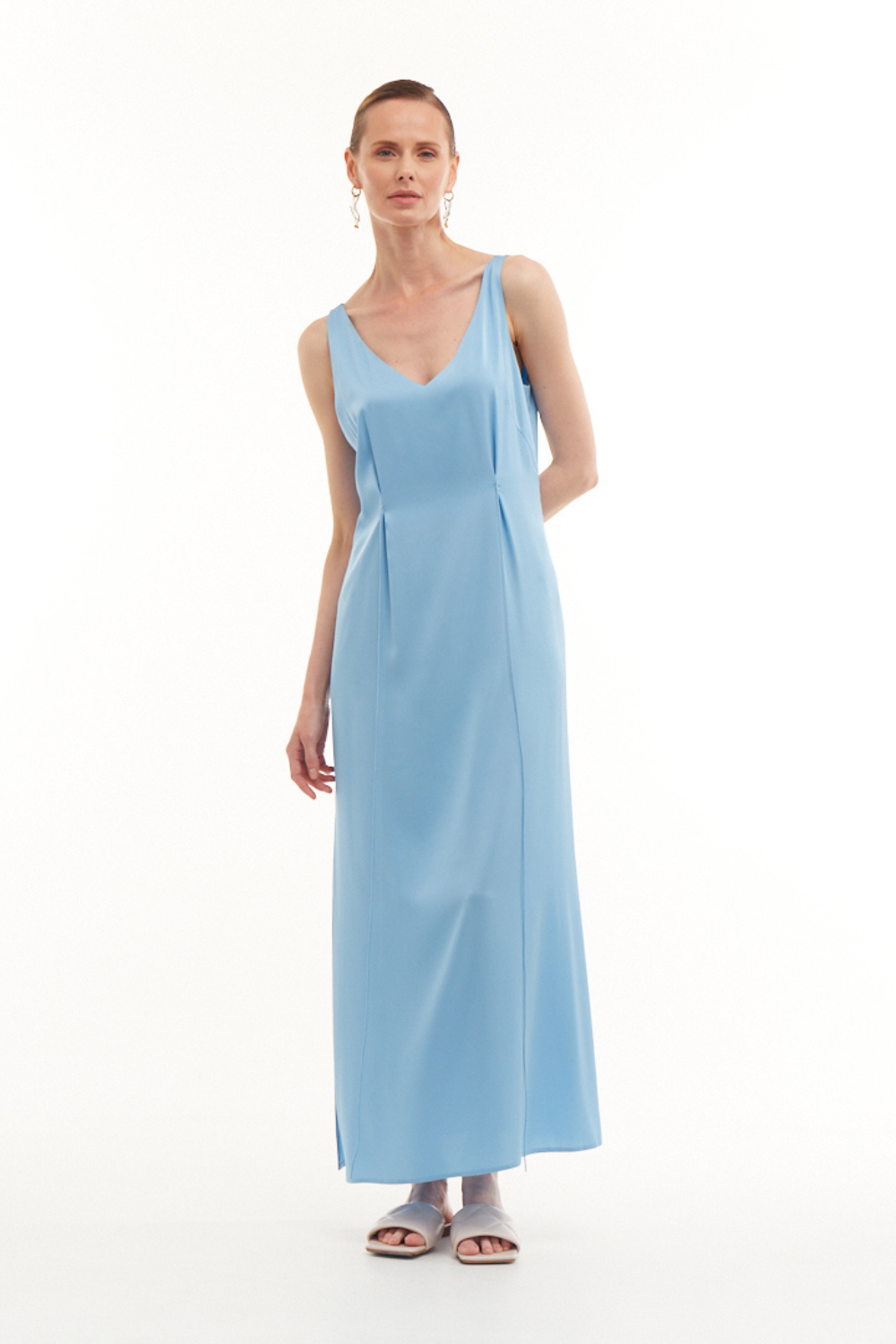 Dress JANE, light blue, (Mint), 09964