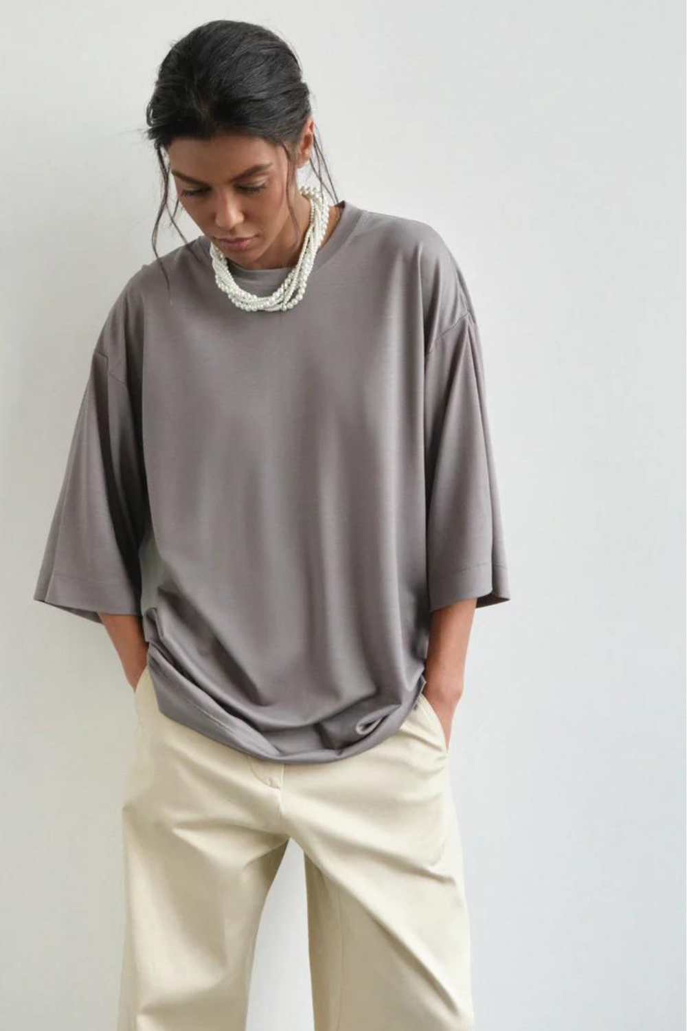 T-shirt Wool Grey, (IvaRych), IR_00026