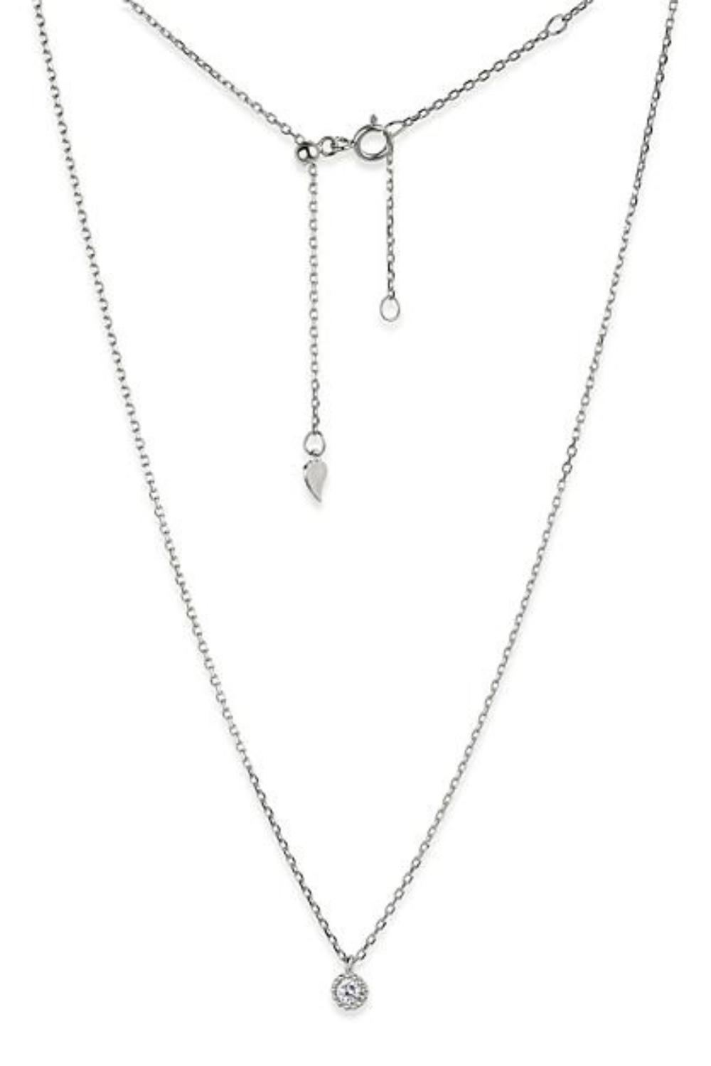 Silver necklace Rozálie (SILVERAMO), KL2F1008S-43