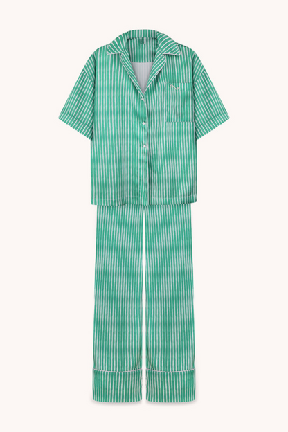 Košile &quot;Pijama Green Taurus&quot;, (BlackSeaTribe), shirtPAJAMAGRTAgreen