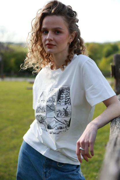 Tričko &quot;Hory&quot; (Lady Di)