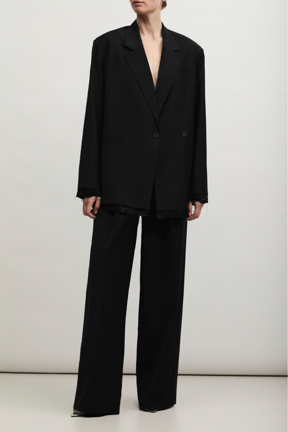 Kalhoty černé, zima, (KaterinaKvit) BAW242501