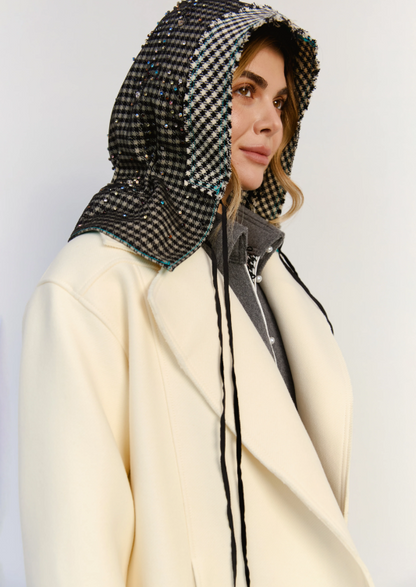 Obojek s husím krkem a krystaly Swarovski (Kristina Laptso) , SAT2513TUHSSW