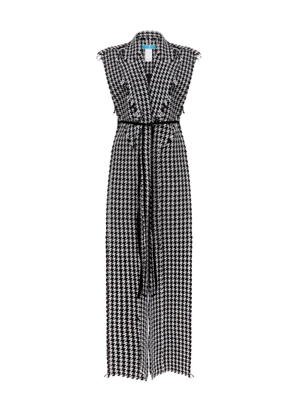 Vest GRUNGE LONG WOOL COLLAR (Kristina Laptso), WOL25109TUGR