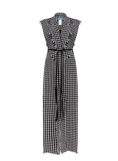 Vest GRUNGE LONG WOOL COLLAR (Kristina Laptso), WOL25109TUGR