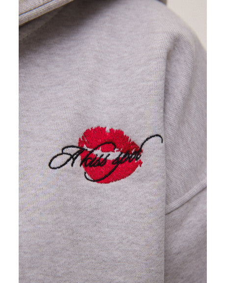 Zip hoodie Kisses Speak, (Adamskaya) 2179