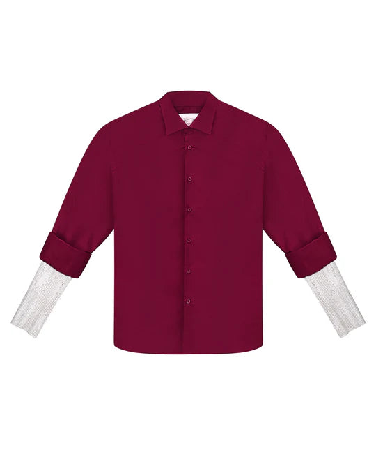 Сорочка &quot;RESIGNED SHIRT 22 BU&quot; бордова (Omelia)