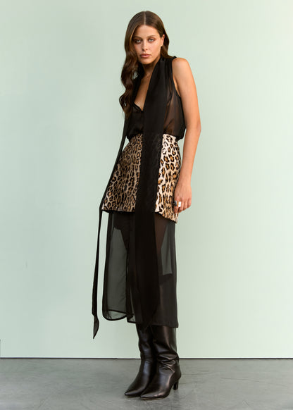 Sukně mini Vintage BENGAL (Kristina Laptso) COT2574XSSMMLEO