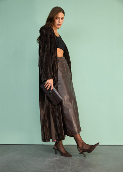 Župan sametový Dark Ember (Kristina Laptso), SIL2583XSSMLBR