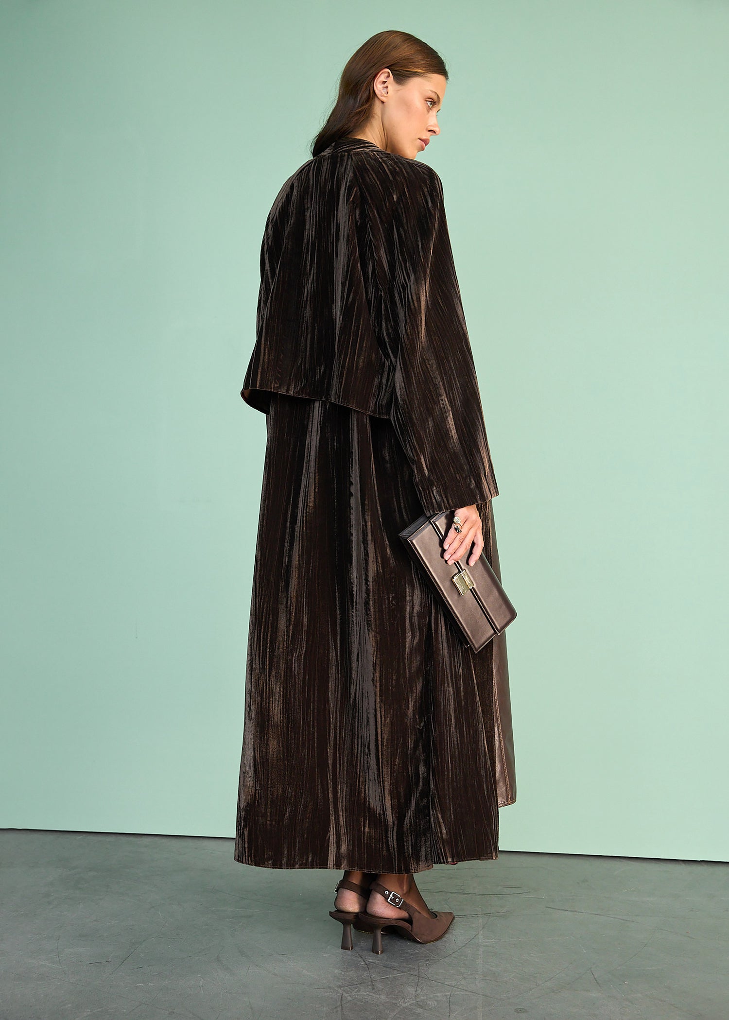 Župan sametový Dark Ember (Kristina Laptso), SIL2583XSSMLBR