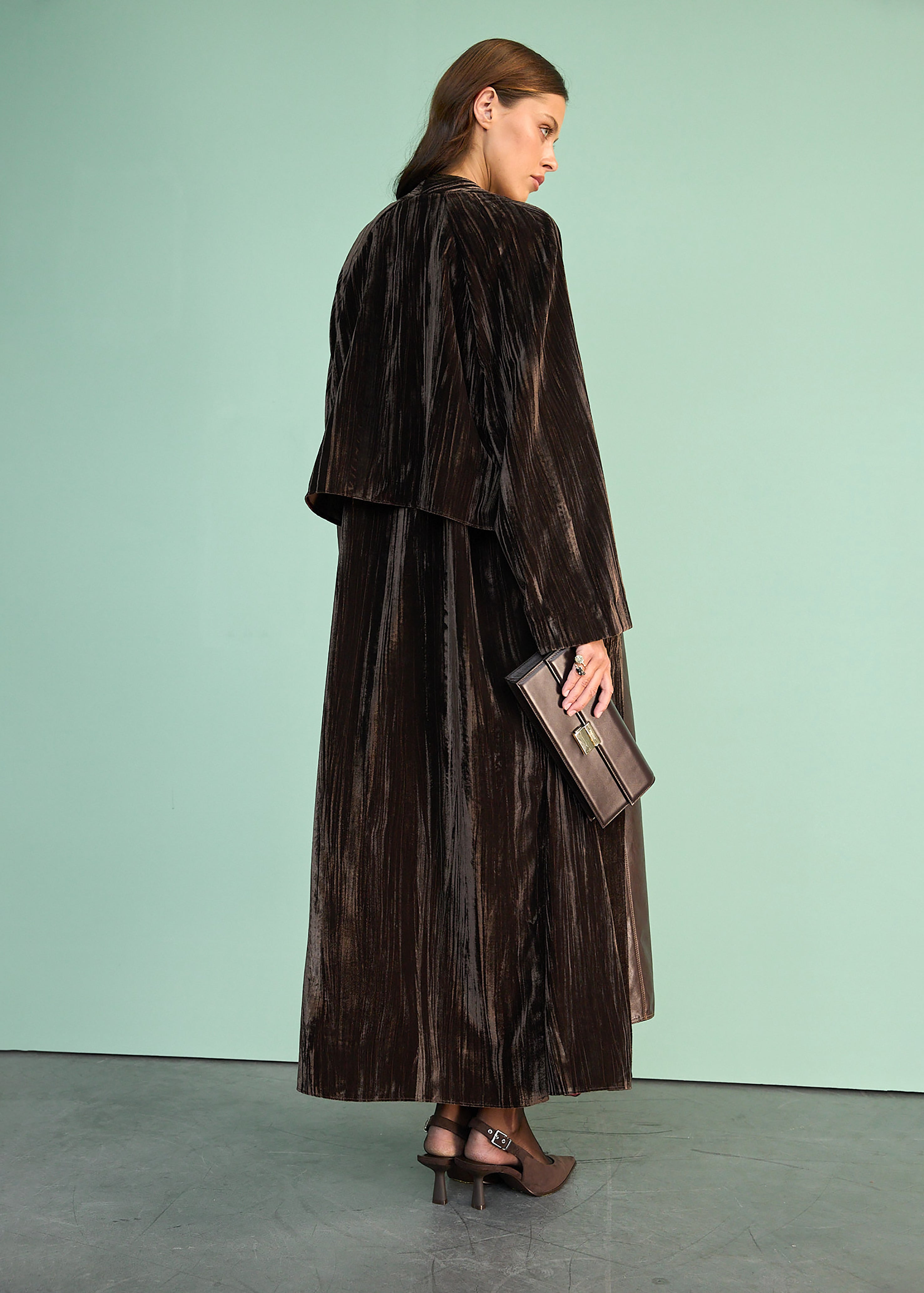 Župan sametový Dark Ember (Kristina Laptso), SIL2583XSSMLBR