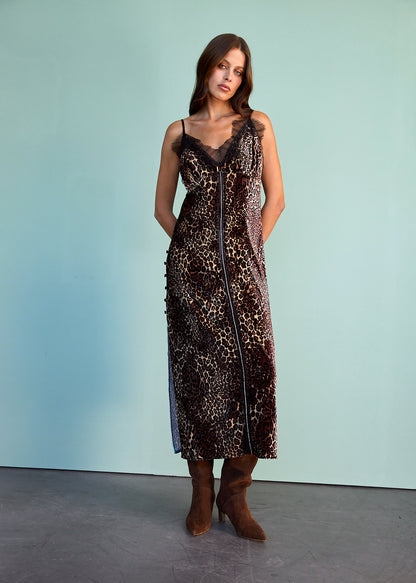 Šaty maxi Leo (Kristina Laptso) SIL2459XSSMMLWH