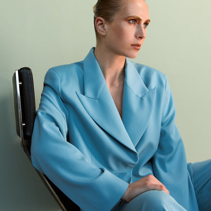 Kalhoty Vintage Maximus Blue (Kristina Laptso) WOL2578XSSMMLBL