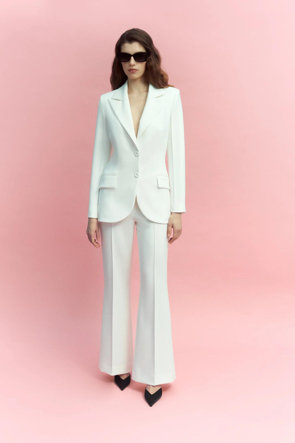 Sako s přiléhavým střihem (Total White) SS2311