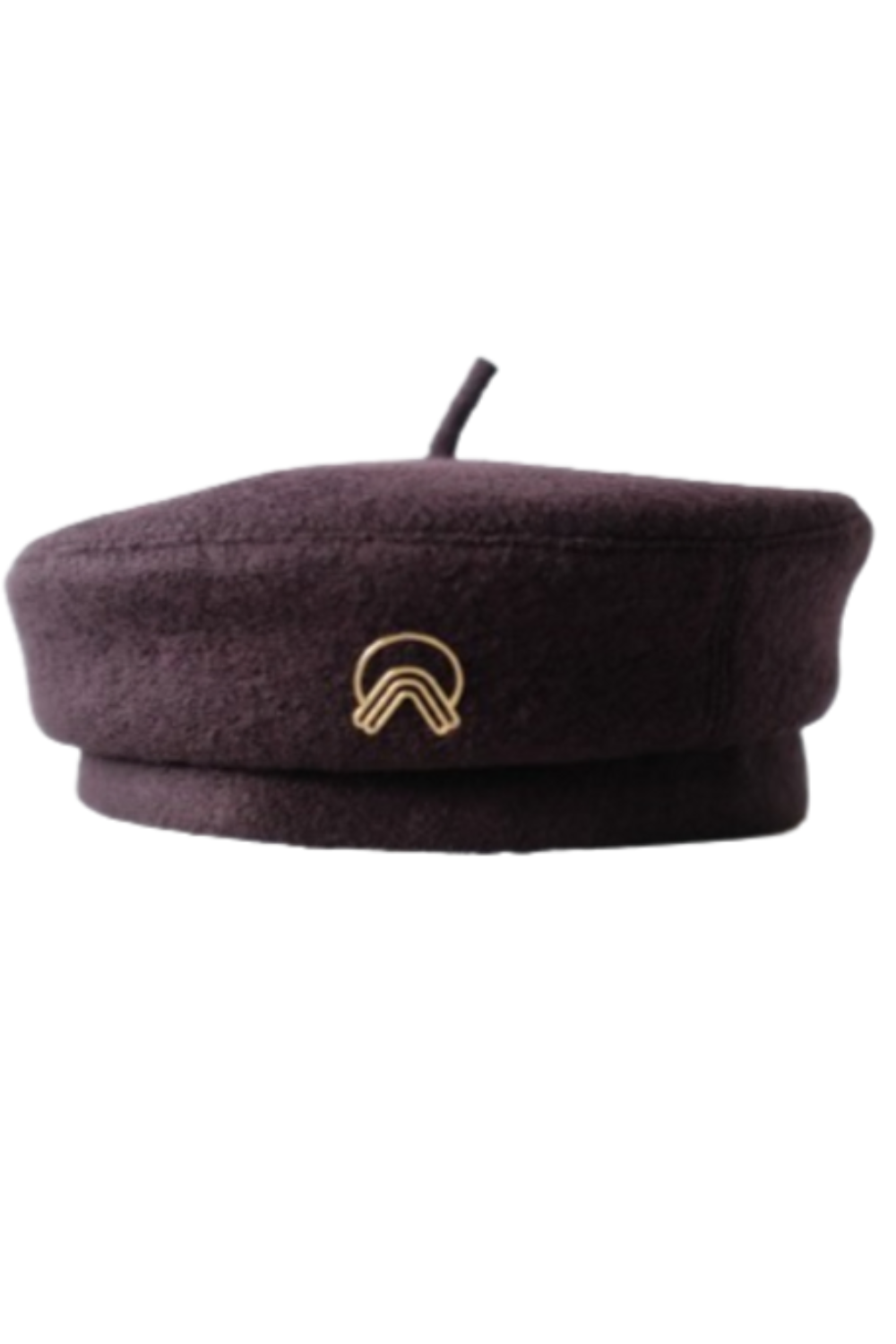 Chocolate wool beret &quot;Torf&quot; (Nesamovyto) CHCLT5