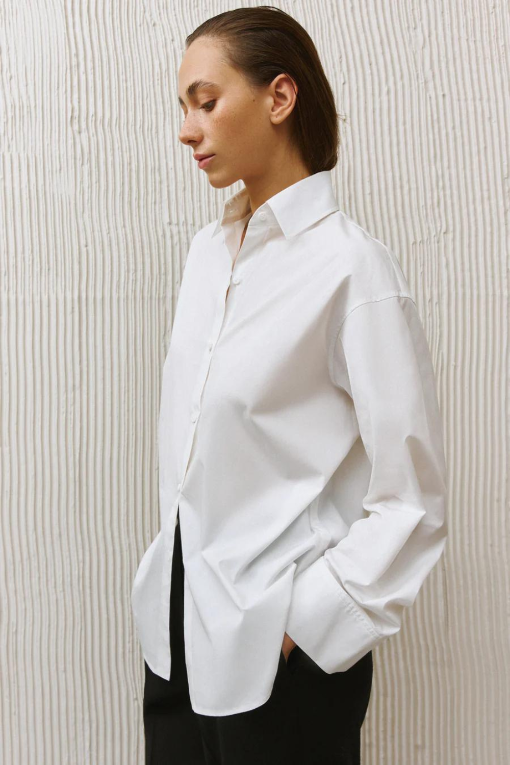 Класична біла сорочка, Біла, (IvaRych), IR_00011