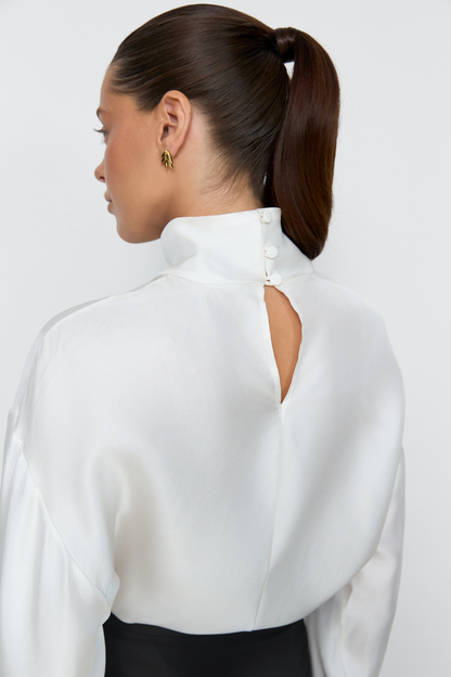 Blouse, White, (Nazarelli), NF-00000121