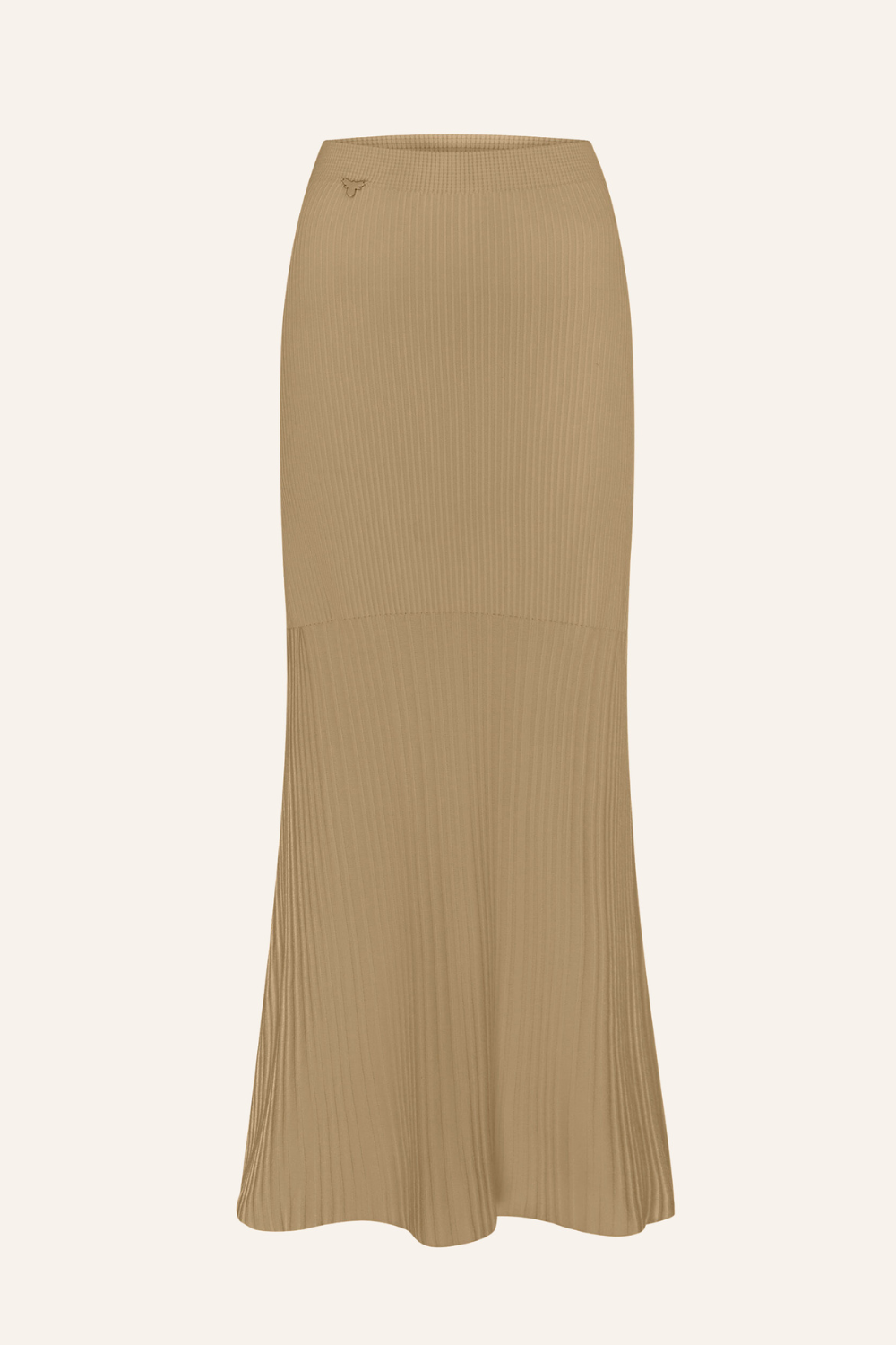 Knitted skirt, beige, (T.Mosca), UOL24-01