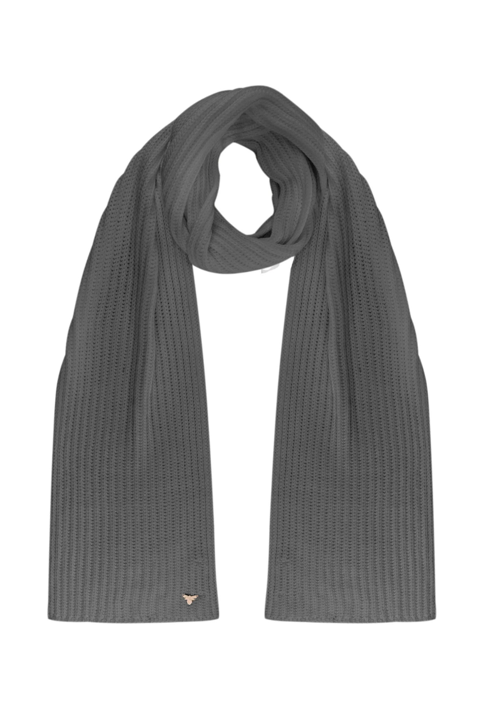 Knitted scarf light gray (T.Mosca) ScarfMR23-01