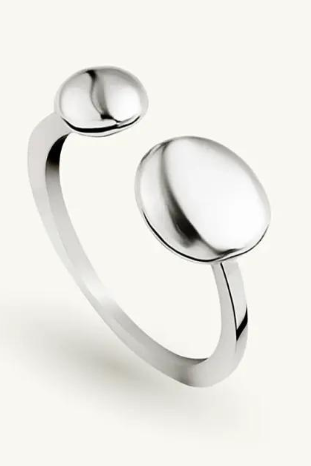 Duet silver ring (SilveAmo), K2468