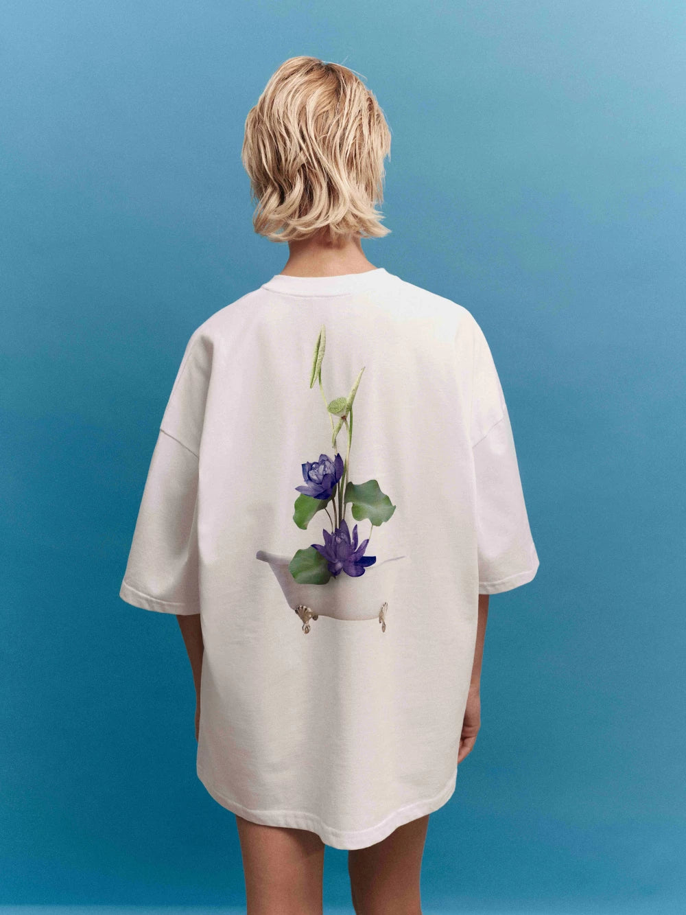 T-shirt "Care So Much" bílá, (KeepStyle), 2000000210698