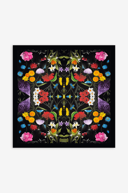 Scarf "Blooming Darkness", (LadyDI), U00003385