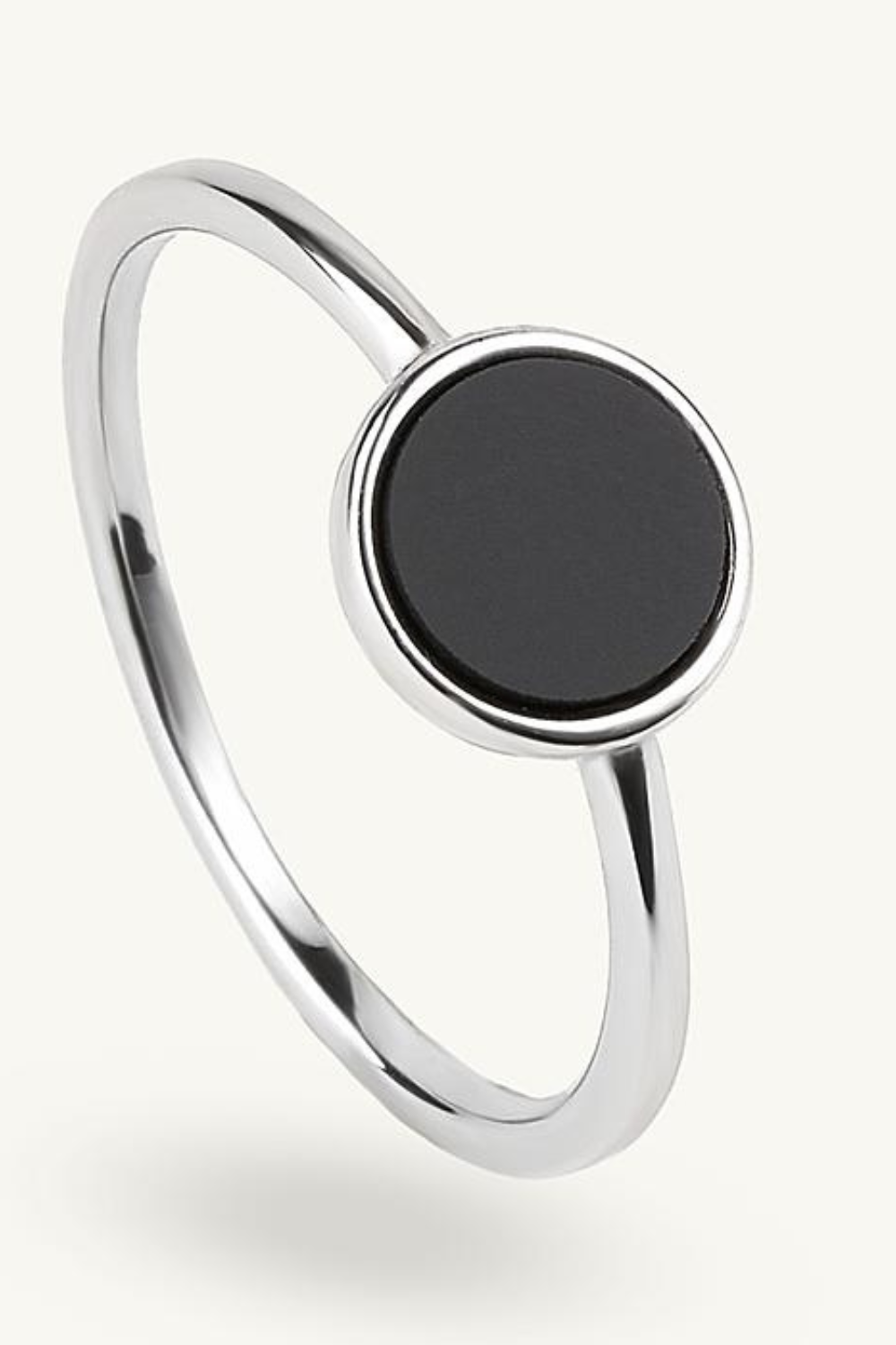 Luxury silver ring Ring with onyx (SilveAmo), KK2O.1184