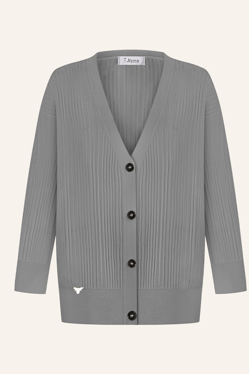 Cardigan, gray, (T.Mosca), GOL24-04