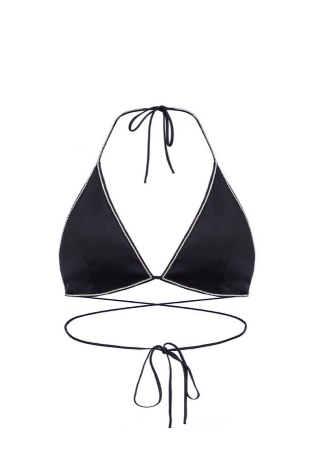 SATIN DIAMOND bra, black, One size, (Corsis), 34-002