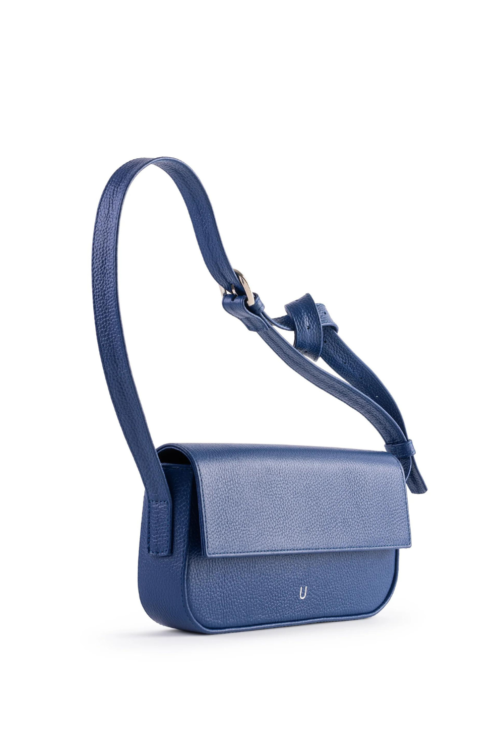 Dámská kabelka BAGUETTE z pravé kůže, modrá (Uyava) BG-00522