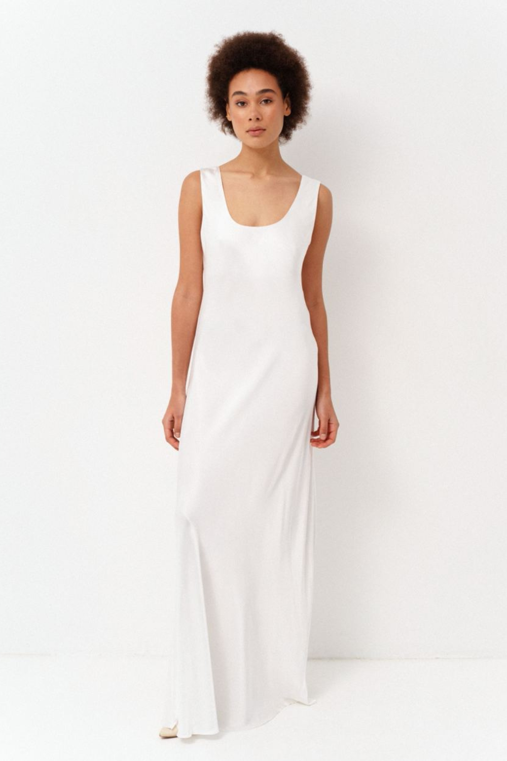 Slip dress, white, (Corsis), 21-003B