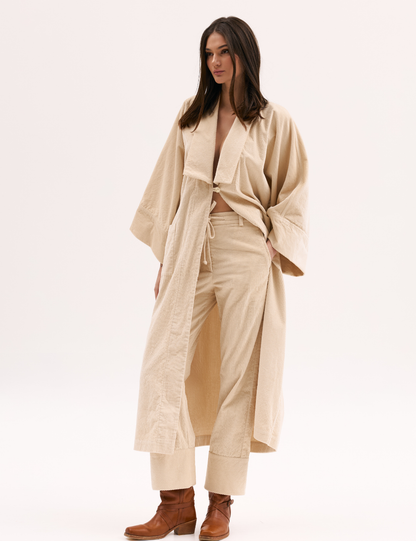 Бежеві вельветові штани (XM by Malinovska)