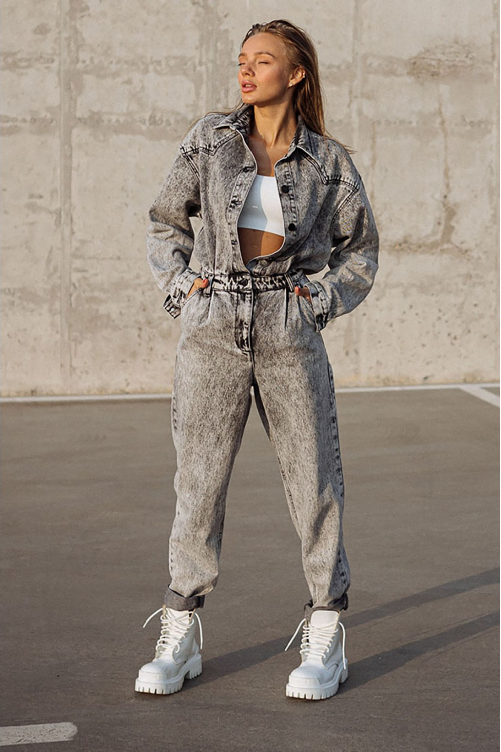 Overal Warca černý mramor (Aisenberg) D48M