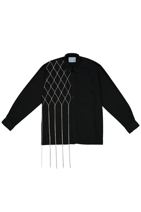 Сорочка &quot;RESIGNED SHIRT 19 W&quot; чорна (Omelia)