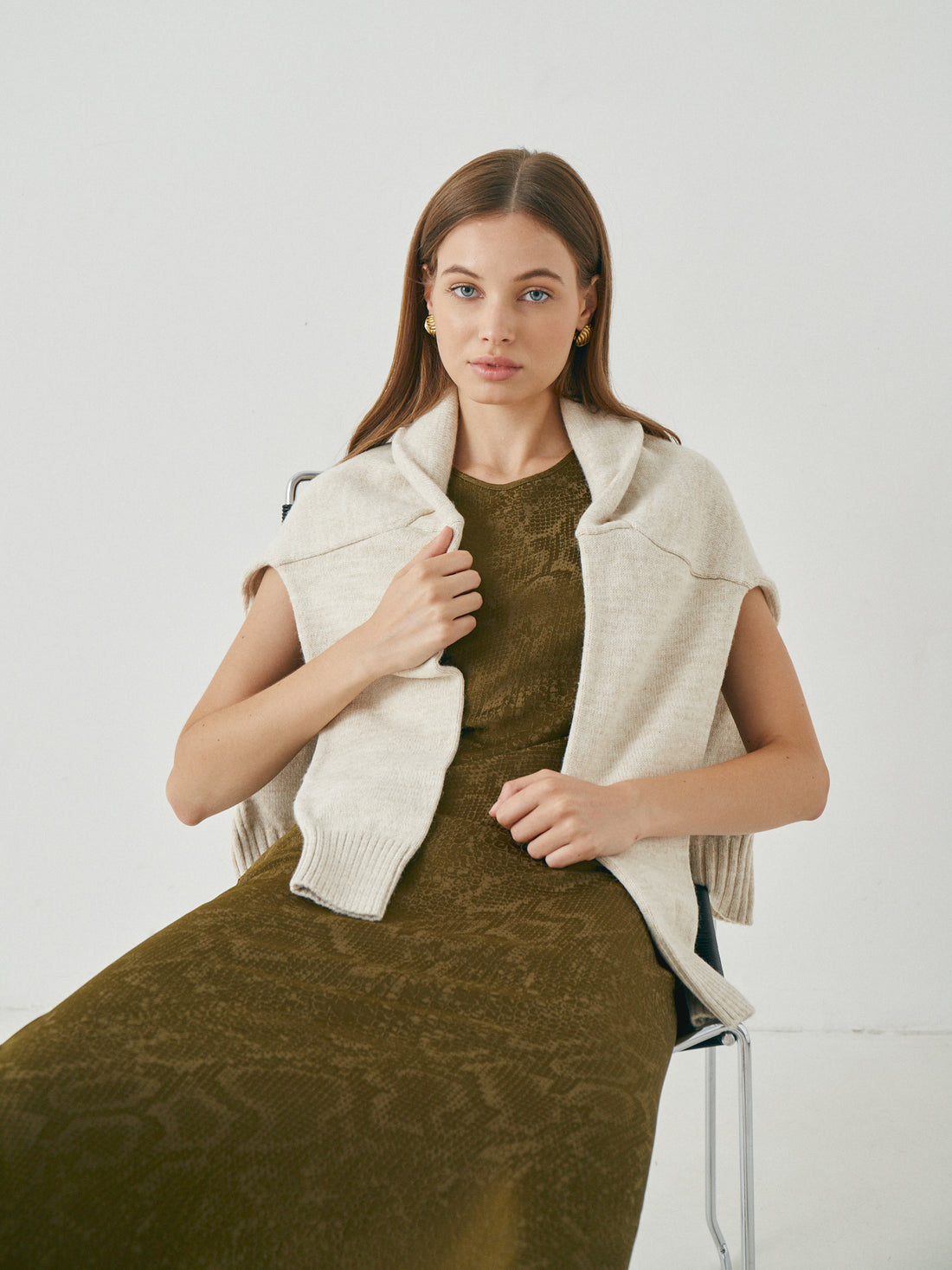 Šaty olivové JULIA, (Mint) 03380