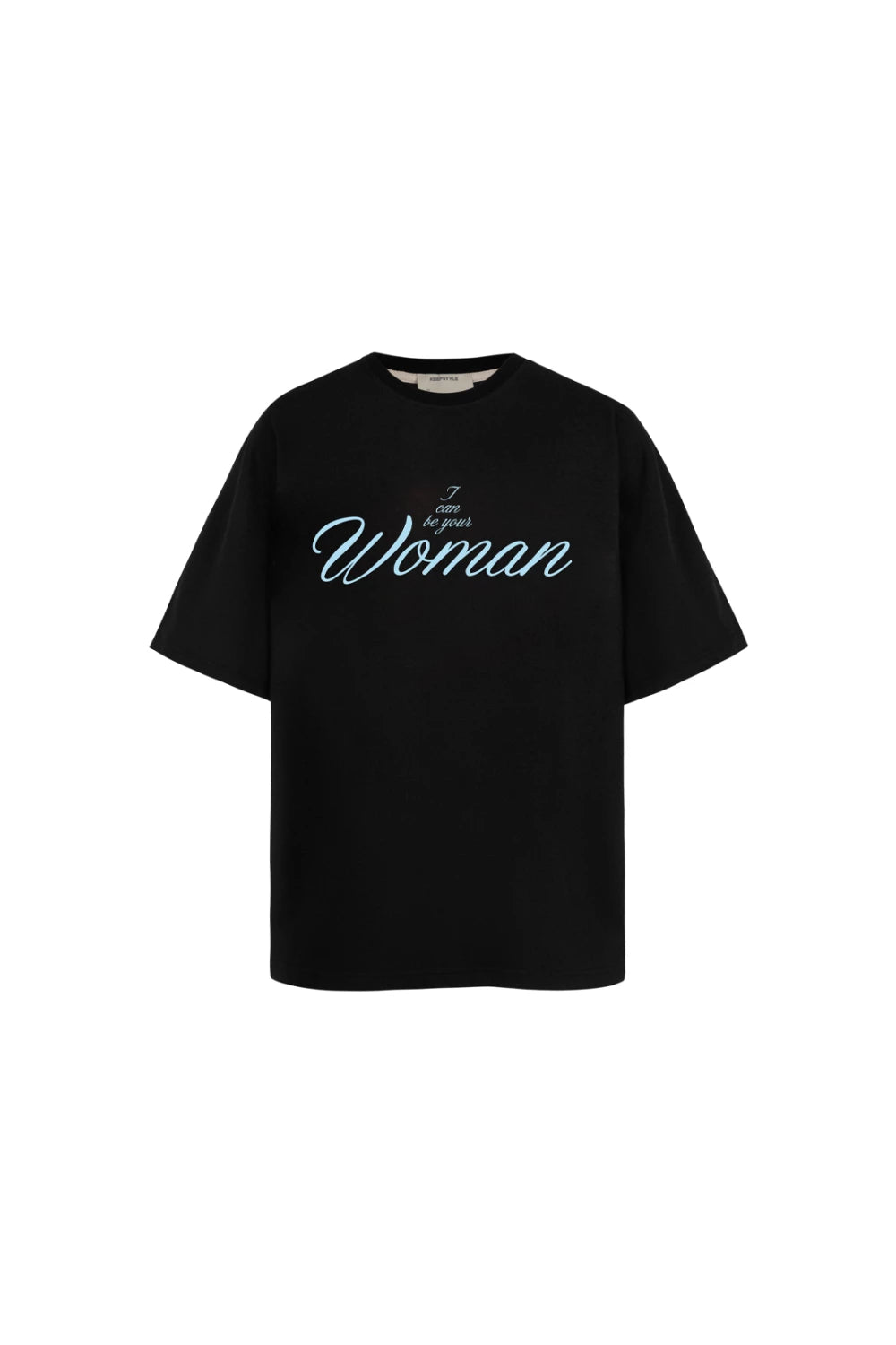 T-shirt, black &quot;woman&quot;, (KeepStyle), KSTL_0007