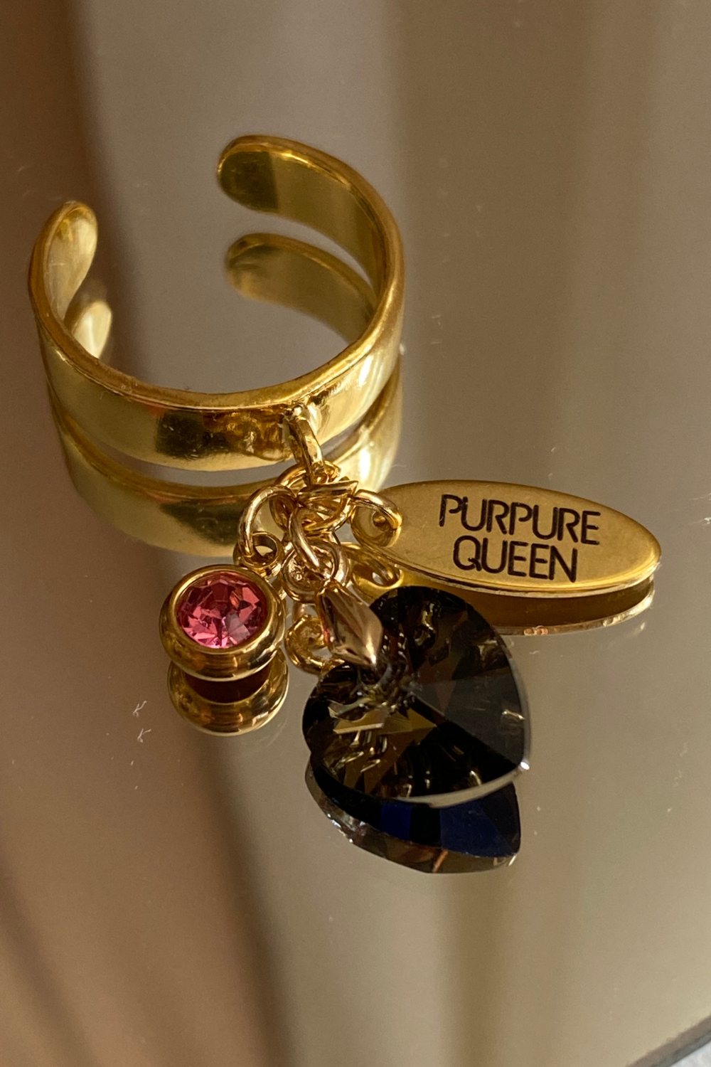 Ring gold plated (PURPURE QUEEN) PPQ16