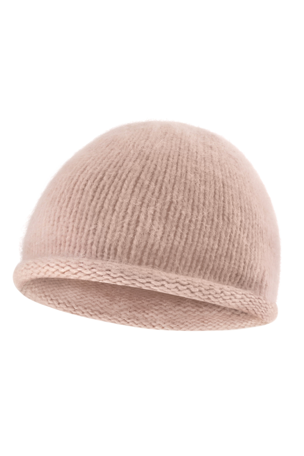 Angora beret, powder (Miss Secret) Hat-002-beige