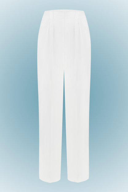 Široké kalhoty (Total White) ss1902