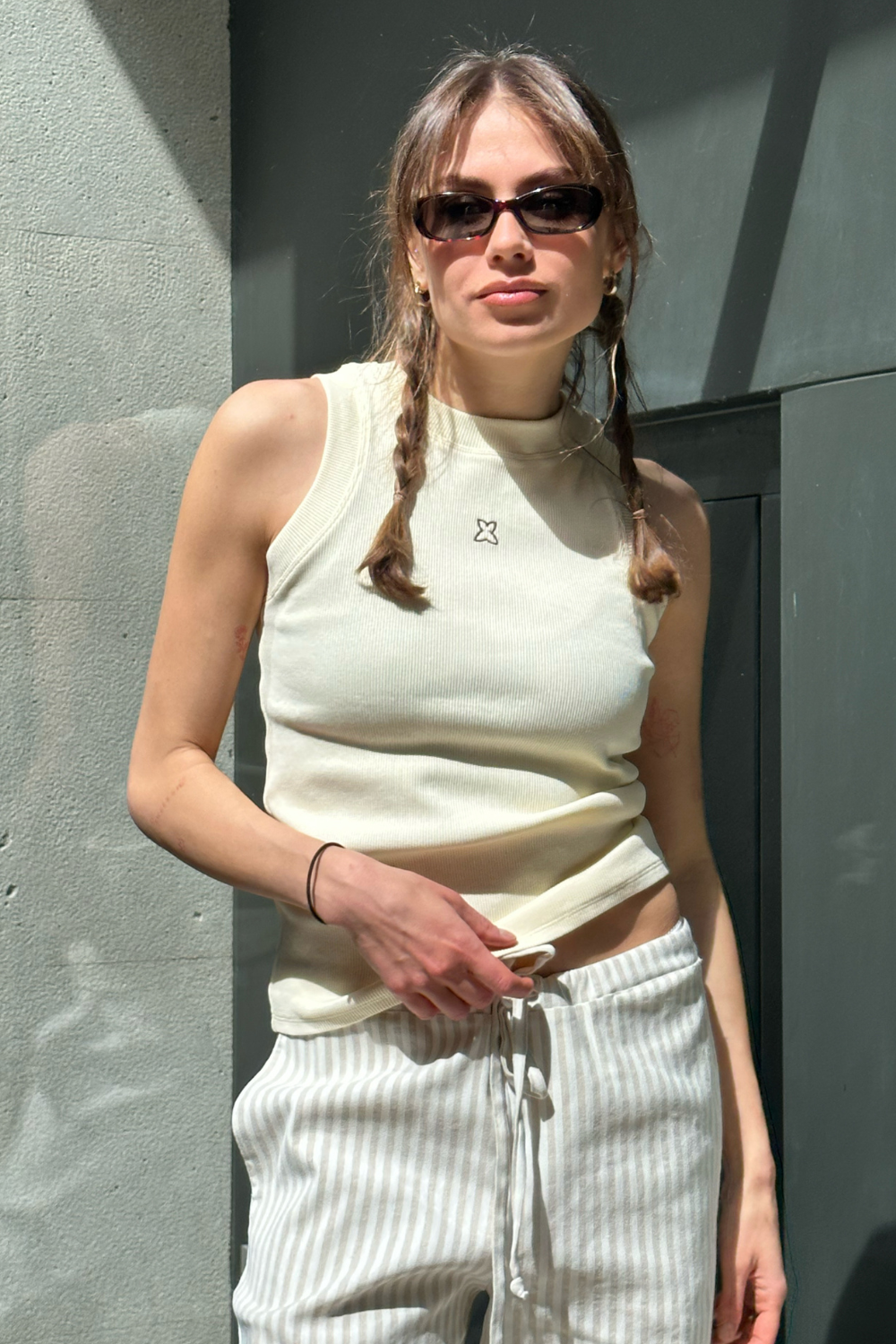 Jersey top with logo (Mon Cheri)