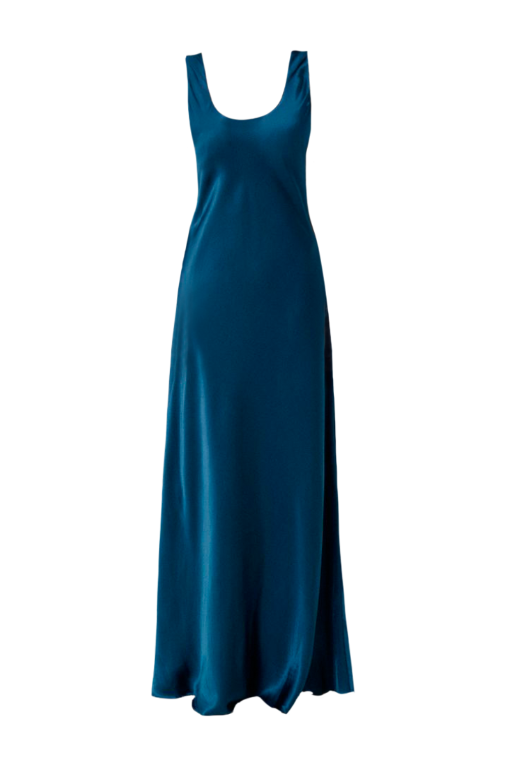 Šaty z viskózy v modrém odstínu 21-001