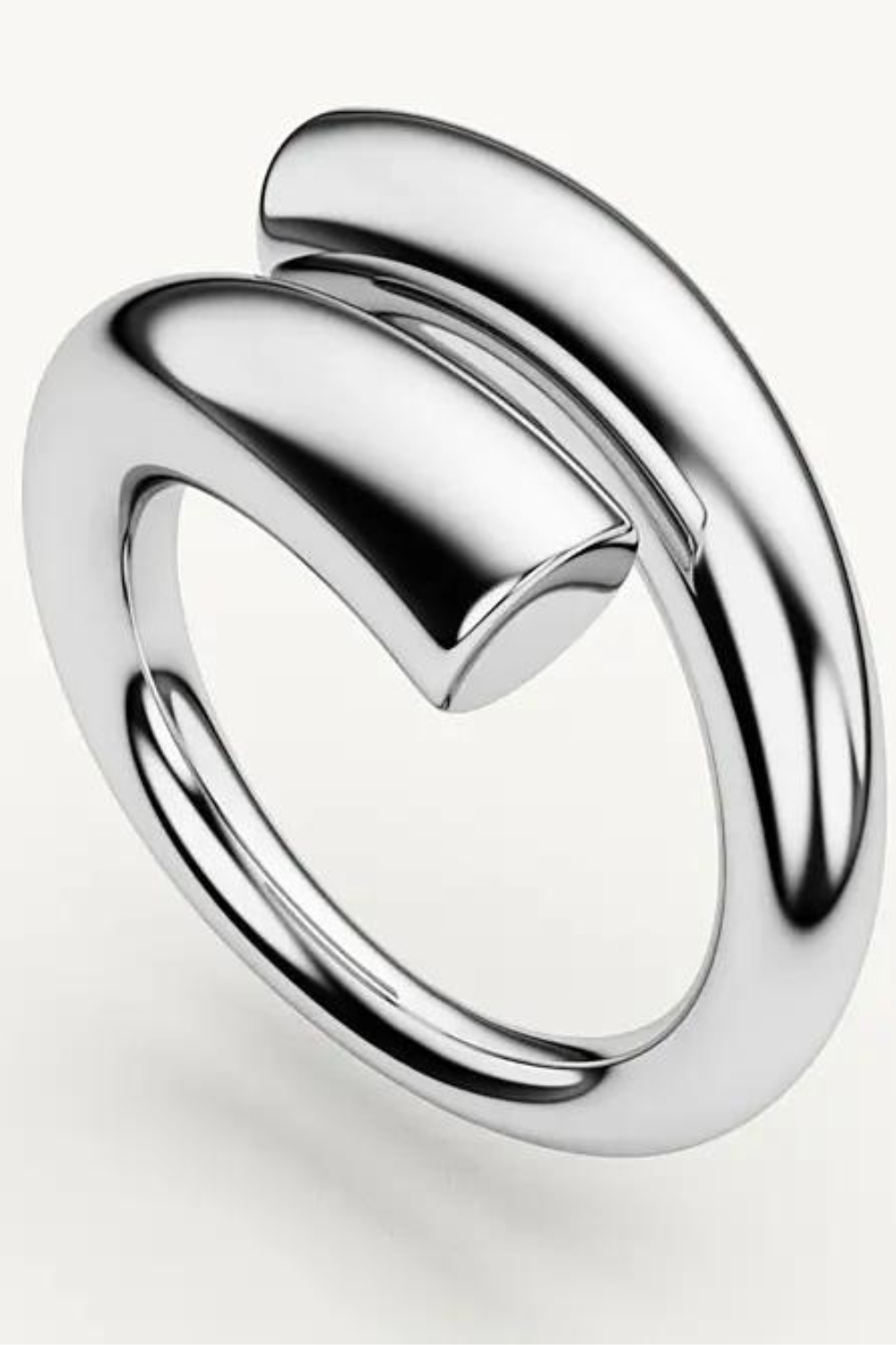 Spin Silver Ring, Size 56, (SilveAmo), K22060