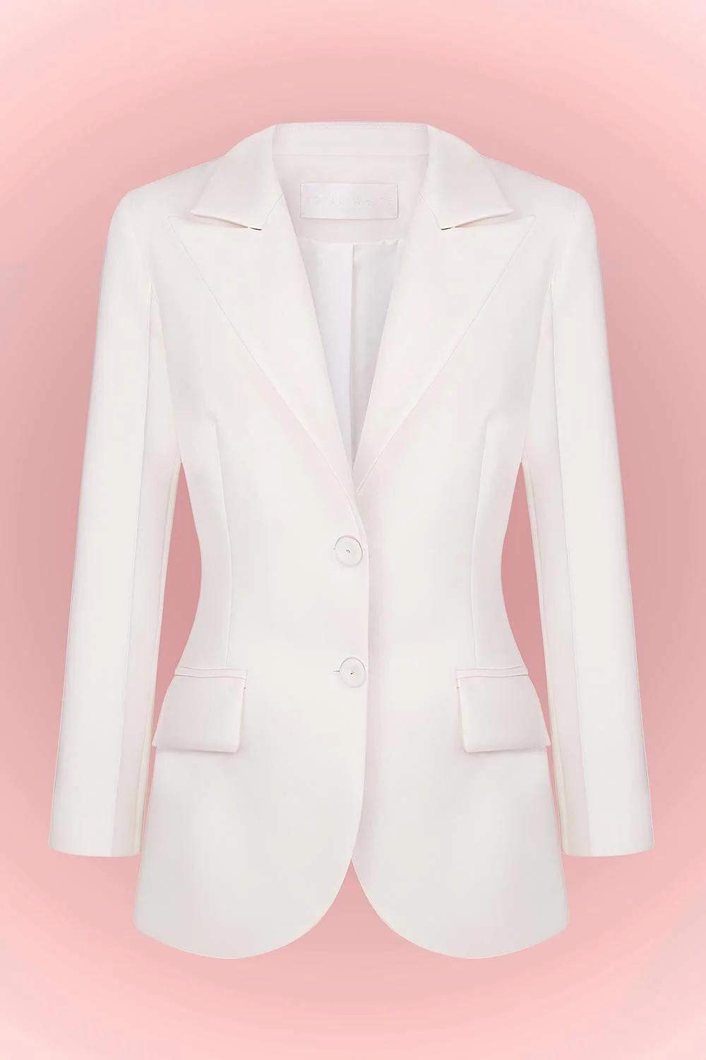 Slim Fit Blazer (Total White) SS2311