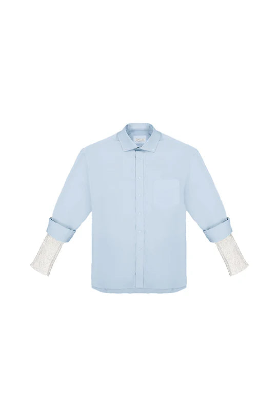 Košile "RESIGNED SHIRT 22" modrá (Omelia) , SS21d01-22-BL